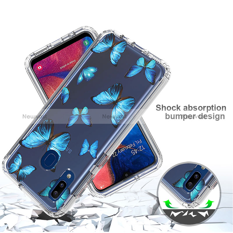 Ultra-thin Transparent Gel Soft Matte Finish Front and Back Case 360 Degrees Cover for Samsung Galaxy M10S