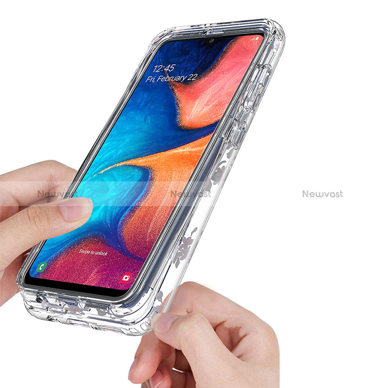 Ultra-thin Transparent Gel Soft Matte Finish Front and Back Case 360 Degrees Cover for Samsung Galaxy M10S