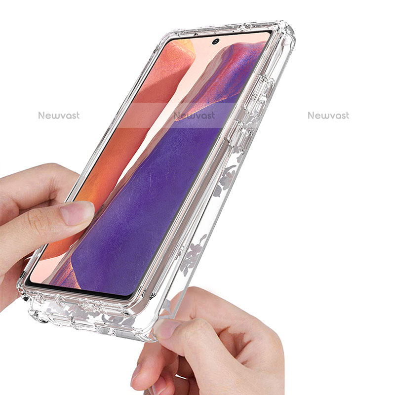 Ultra-thin Transparent Gel Soft Matte Finish Front and Back Case 360 Degrees Cover for Samsung Galaxy Note 20 5G