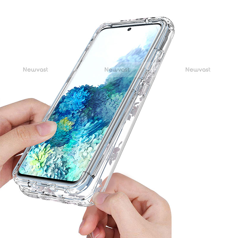 Ultra-thin Transparent Gel Soft Matte Finish Front and Back Case 360 Degrees Cover for Samsung Galaxy S20 5G