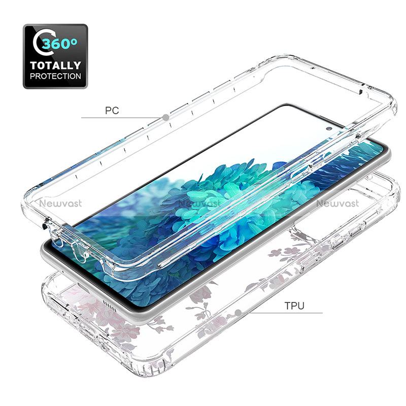 Ultra-thin Transparent Gel Soft Matte Finish Front and Back Case 360 Degrees Cover for Samsung Galaxy S20 FE (2022) 5G