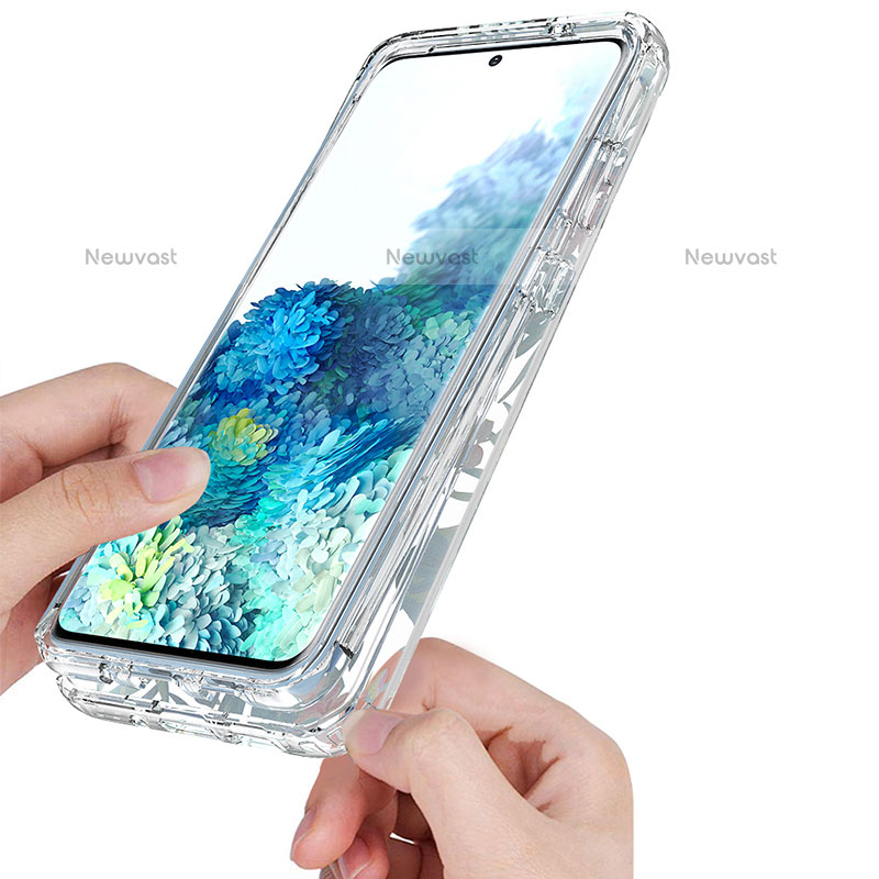 Ultra-thin Transparent Gel Soft Matte Finish Front and Back Case 360 Degrees Cover for Samsung Galaxy S20 Plus 5G