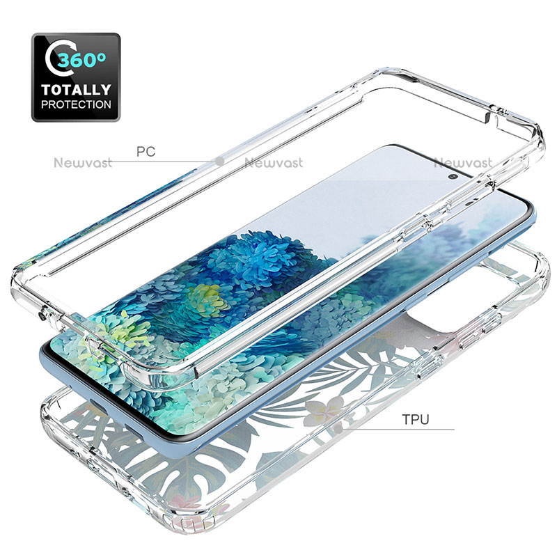 Ultra-thin Transparent Gel Soft Matte Finish Front and Back Case 360 Degrees Cover for Samsung Galaxy S20 Plus