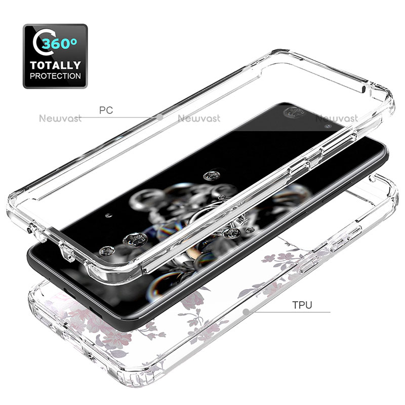 Ultra-thin Transparent Gel Soft Matte Finish Front and Back Case 360 Degrees Cover for Samsung Galaxy S20 Ultra