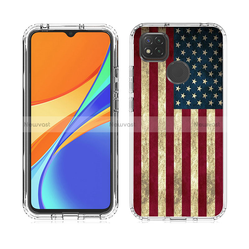 Ultra-thin Transparent Gel Soft Matte Finish Front and Back Case 360 Degrees Cover for Xiaomi Redmi 9 India