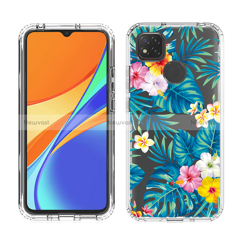 Ultra-thin Transparent Gel Soft Matte Finish Front and Back Case 360 Degrees Cover for Xiaomi Redmi 9 India