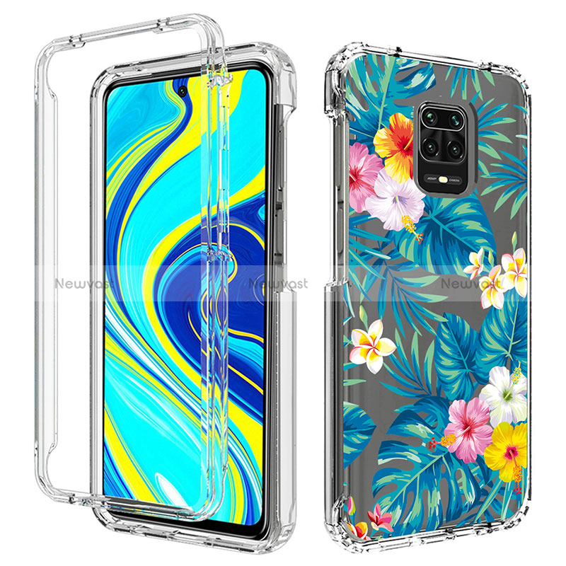 Ultra-thin Transparent Gel Soft Matte Finish Front and Back Case 360 Degrees Cover for Xiaomi Redmi Note 9 Pro Max