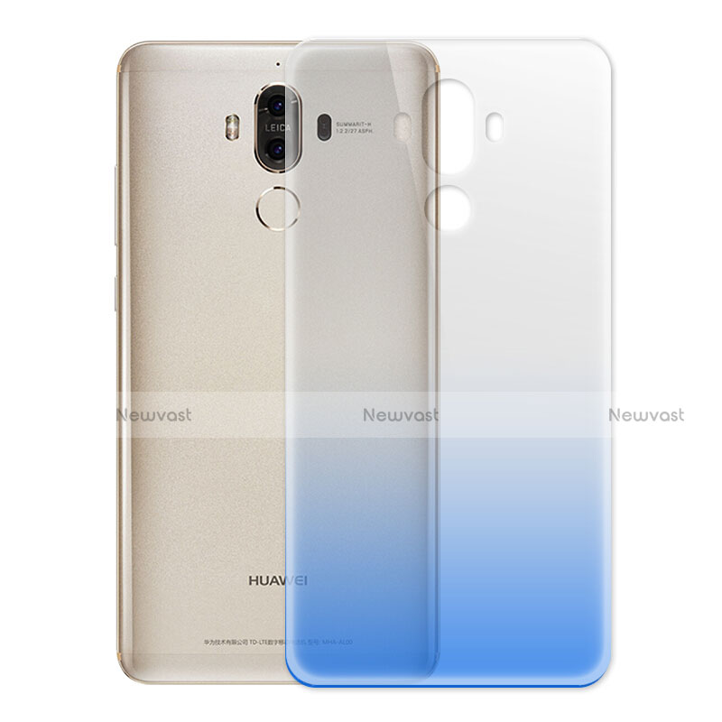 Ultra-thin Transparent Gradient Soft Cover for Huawei Mate 9 Sky Blue