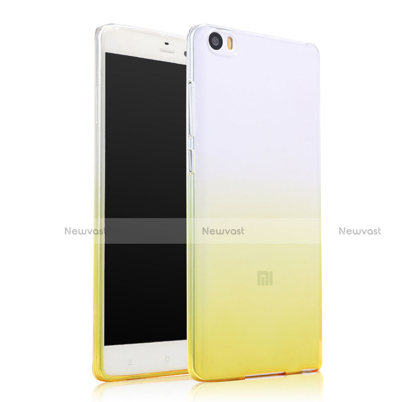 Ultra-thin Transparent Gradient Soft Cover for Xiaomi Mi Note Yellow