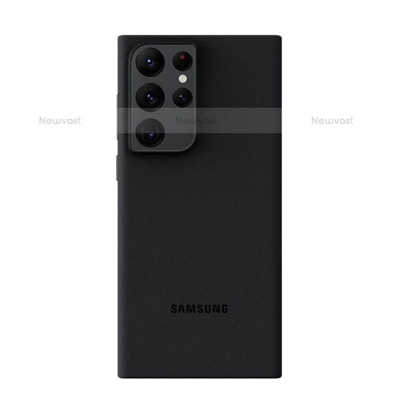 Ultra-thin Transparent Matte Finish Case C01 for Samsung Galaxy S21 Ultra 5G Black