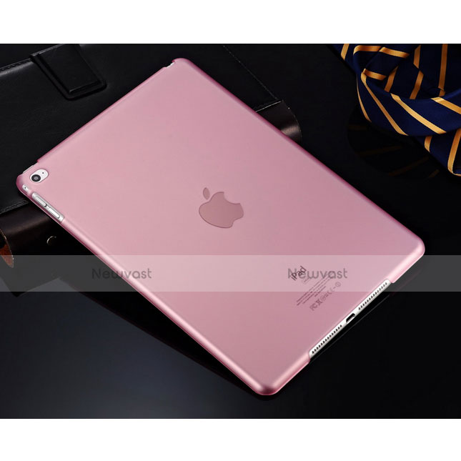 Ultra-thin Transparent Matte Finish Case for Apple iPad Air Pink