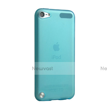 Ultra-thin Transparent Matte Finish Case for Apple iPod Touch 5 Sky Blue