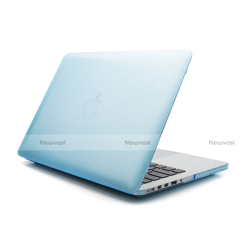 Ultra-thin Transparent Matte Finish Case for Apple MacBook Air 11 inch Blue