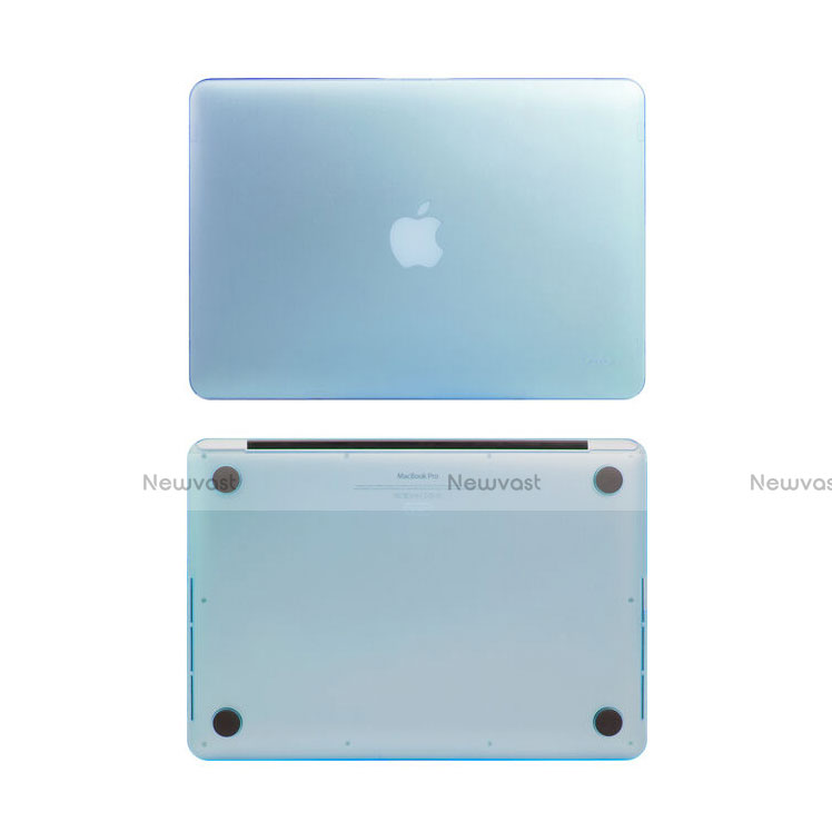 Ultra-thin Transparent Matte Finish Case for Apple MacBook Air 11 inch Blue