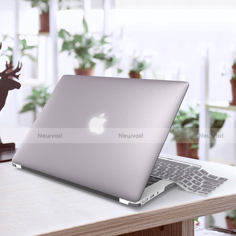 Ultra-thin Transparent Matte Finish Case for Apple MacBook Air 13.3 inch (2018) Silver