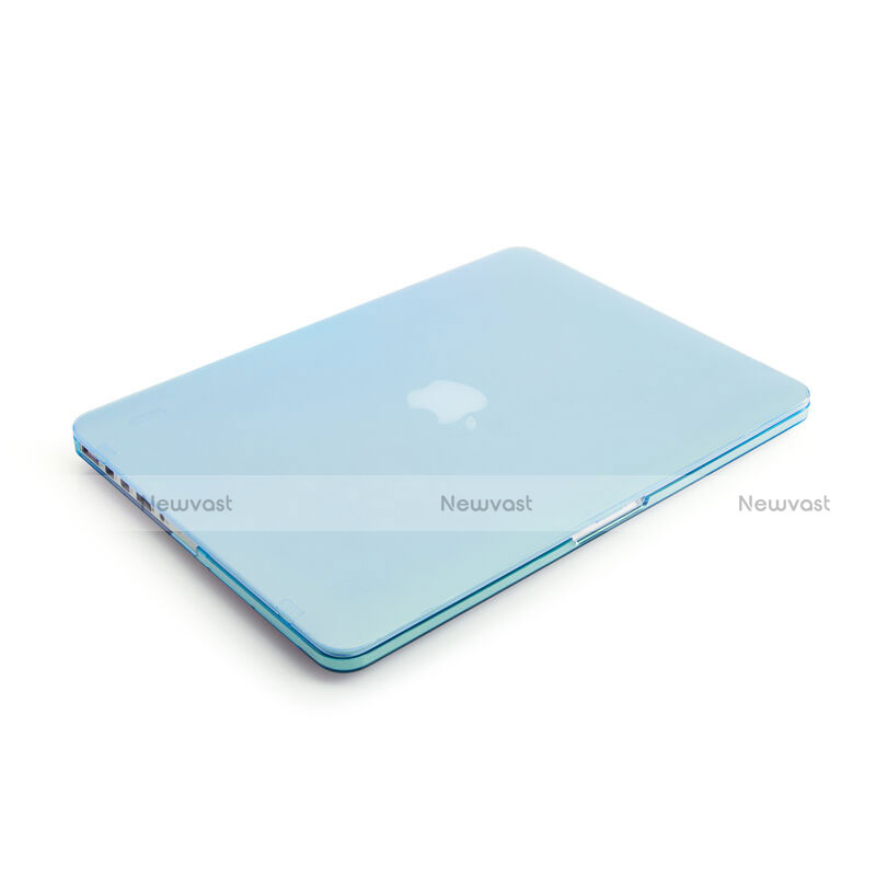 Ultra-thin Transparent Matte Finish Case for Apple MacBook Pro 15 inch Blue