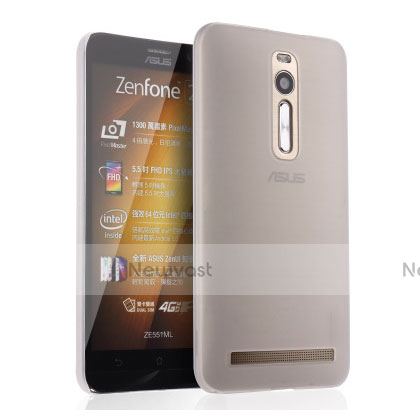 Ultra-thin Transparent Matte Finish Case for Asus Zenfone 2 ZE551ML ZE550ML White