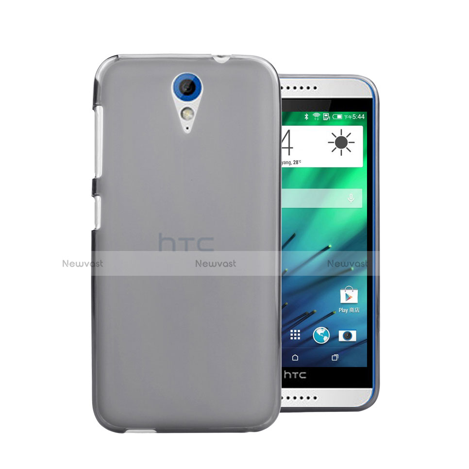 Ultra-thin Transparent Matte Finish Case for HTC Desire 820 Mini Gray