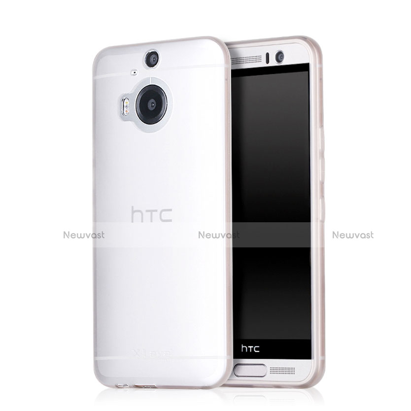 Ultra-thin Transparent Matte Finish Case for HTC One M9 Plus White