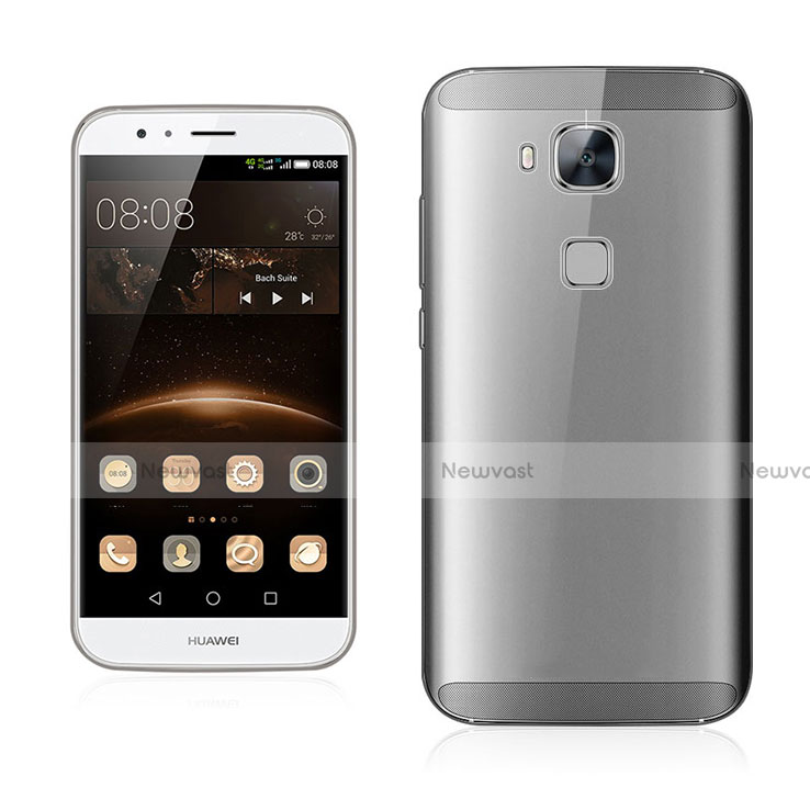 Ultra-thin Transparent Matte Finish Case for Huawei G8 Gray
