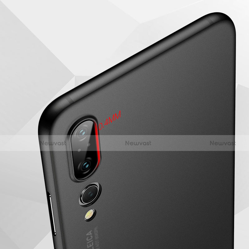 Ultra-thin Transparent Matte Finish Case for Huawei P20 Pro Black