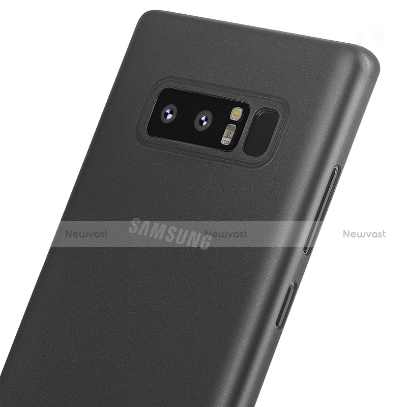 Ultra-thin Transparent Matte Finish Case for Samsung Galaxy Note 8 Black