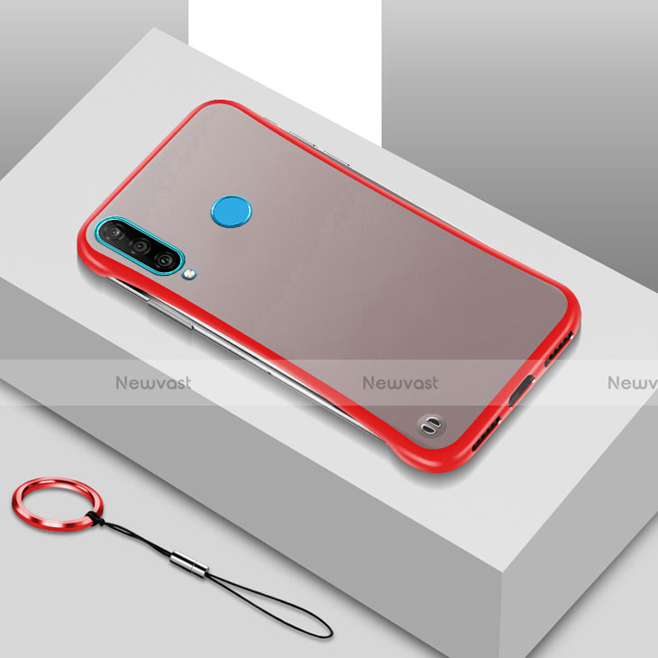 Ultra-thin Transparent Matte Finish Case H01 for Huawei P30 Lite New Edition Red