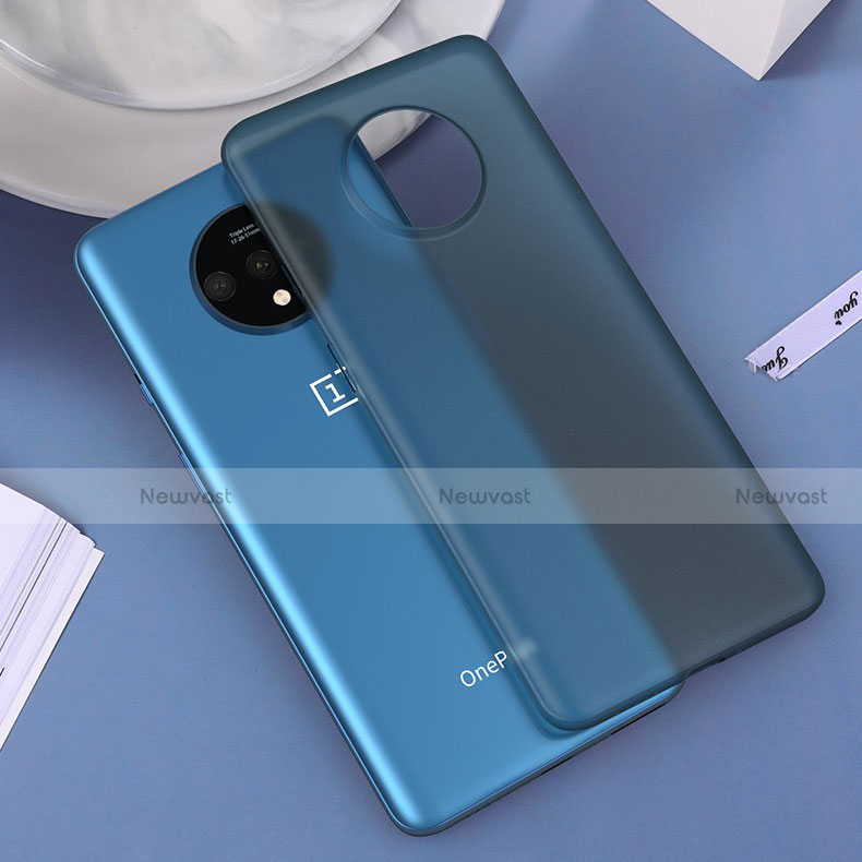 Ultra-thin Transparent Matte Finish Case H01 for OnePlus 7T Blue