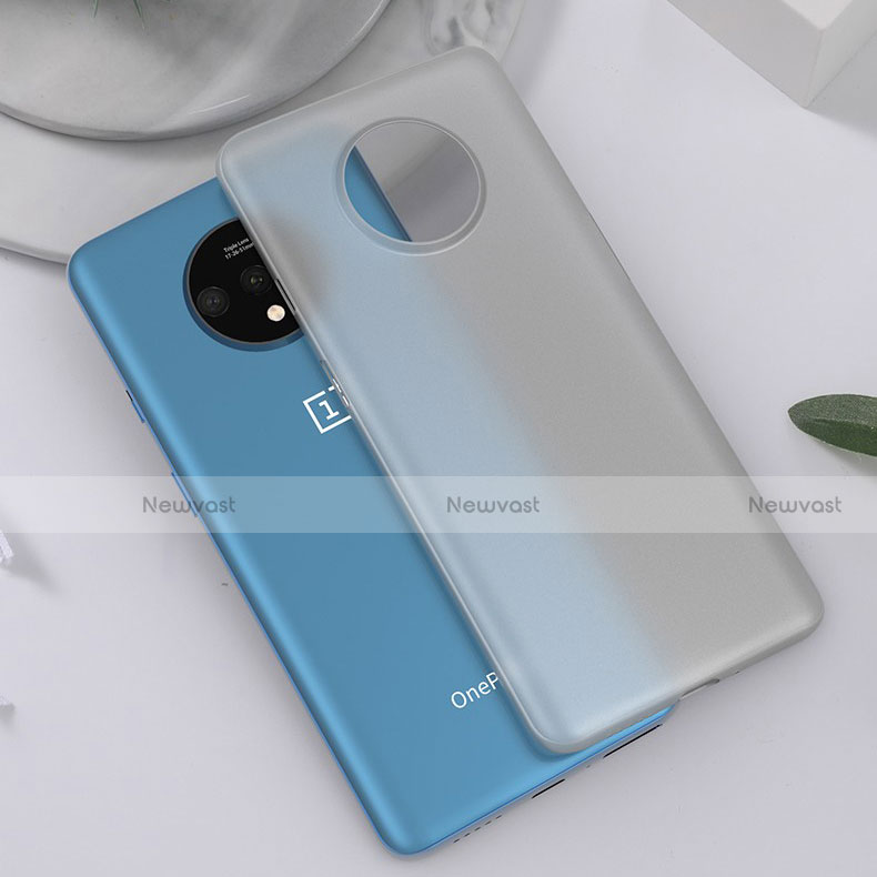 Ultra-thin Transparent Matte Finish Case H01 for OnePlus 7T White