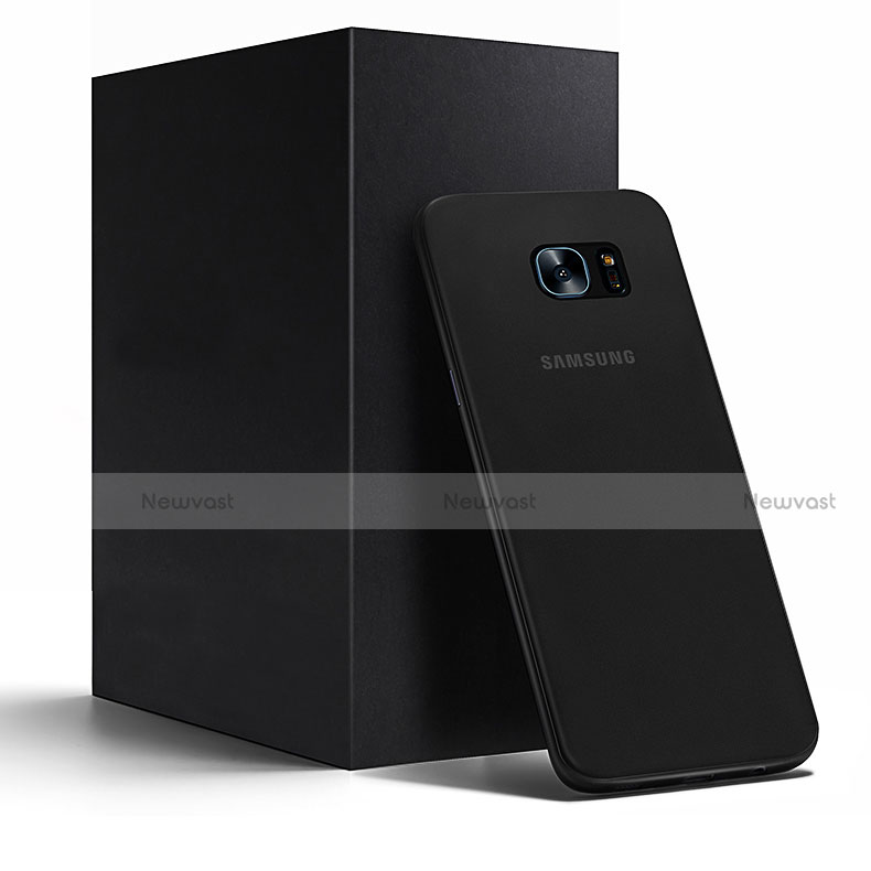 Ultra-thin Transparent Matte Finish Case T01 for Samsung Galaxy S7 Edge G935F Black