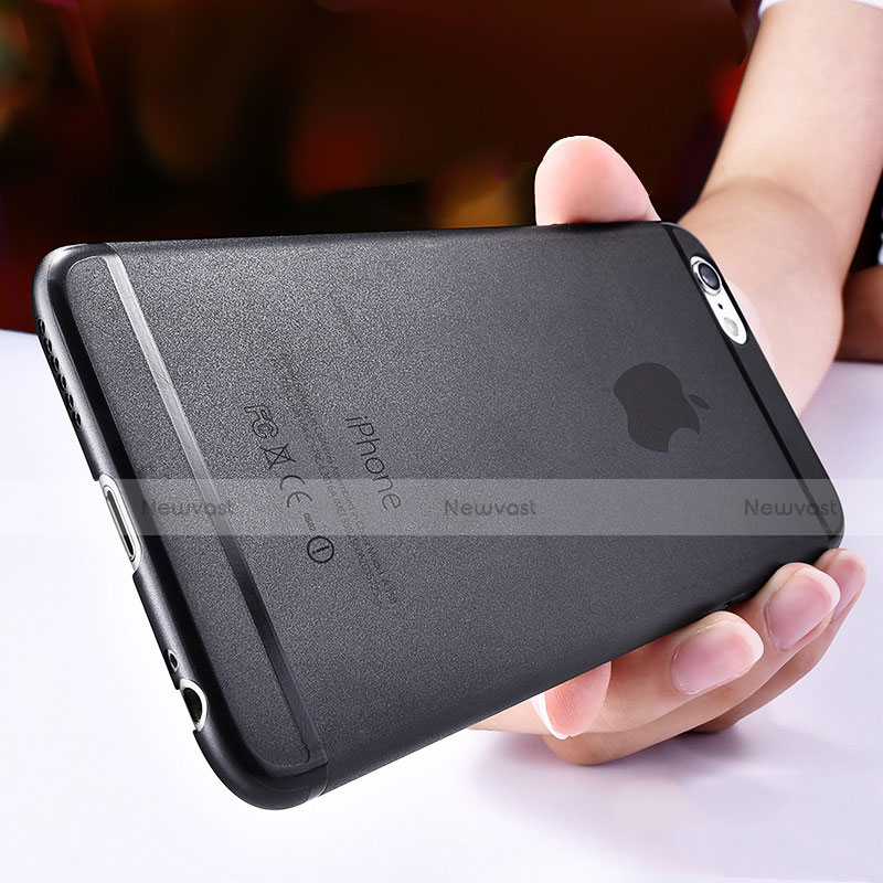Ultra-thin Transparent Matte Finish Case T06 for Apple iPhone 6 Black