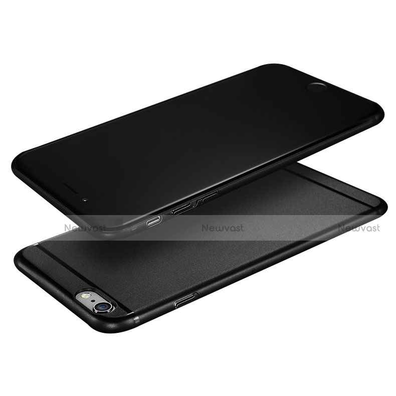 Ultra-thin Transparent Matte Finish Case T06 for Apple iPhone 6 Black