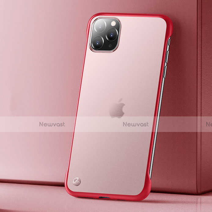 Ultra-thin Transparent Matte Finish Case U01 for Apple iPhone 11 Pro Red