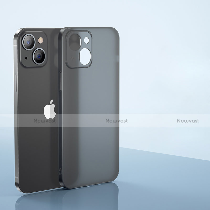 Ultra-thin Transparent Matte Finish Case U01 for Apple iPhone 13 Gray
