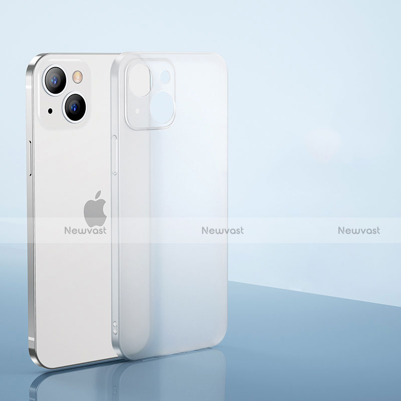 Ultra-thin Transparent Matte Finish Case U01 for Apple iPhone 13 Mini White