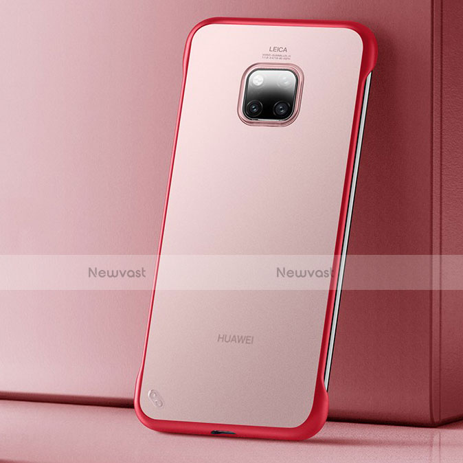 Ultra-thin Transparent Matte Finish Case U01 for Huawei Mate 20 Pro Red