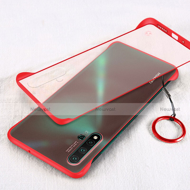 Ultra-thin Transparent Matte Finish Case U01 for Huawei Nova 5 Pro Red