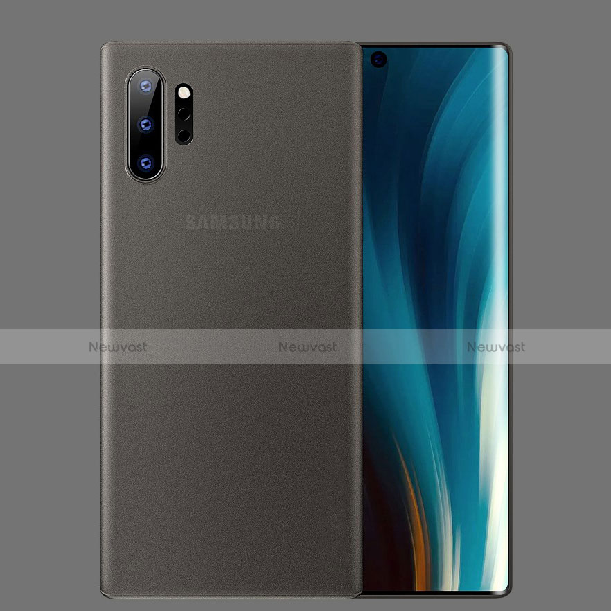 Ultra-thin Transparent Matte Finish Case U01 for Samsung Galaxy Note 10 Plus Gray