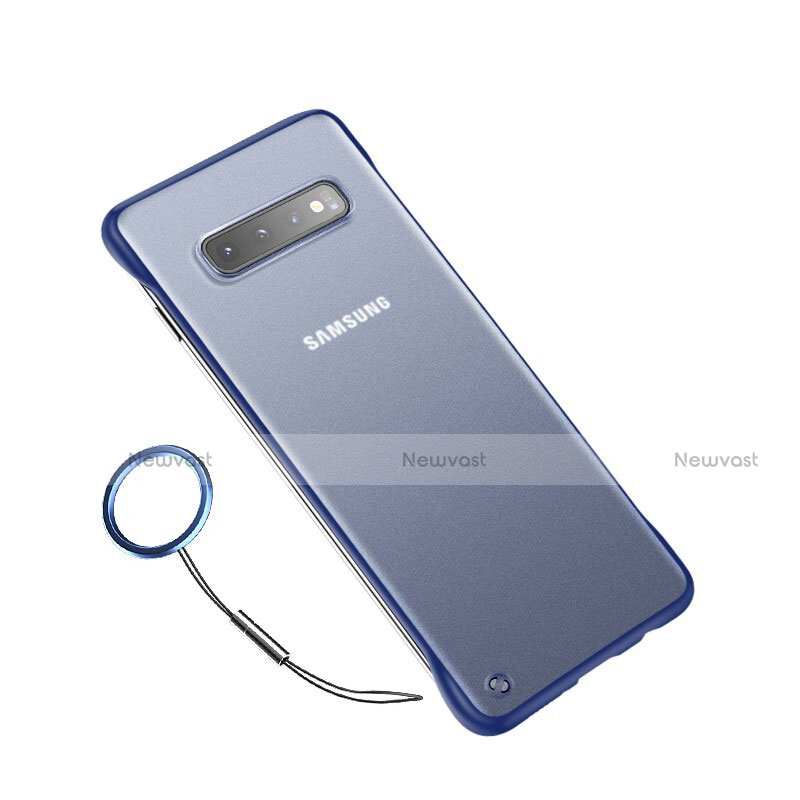 Ultra-thin Transparent Matte Finish Case U01 for Samsung Galaxy S10 Plus Blue