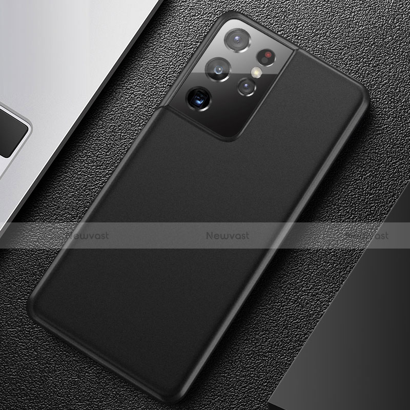 Ultra-thin Transparent Matte Finish Case U01 for Samsung Galaxy S21 Ultra 5G Black