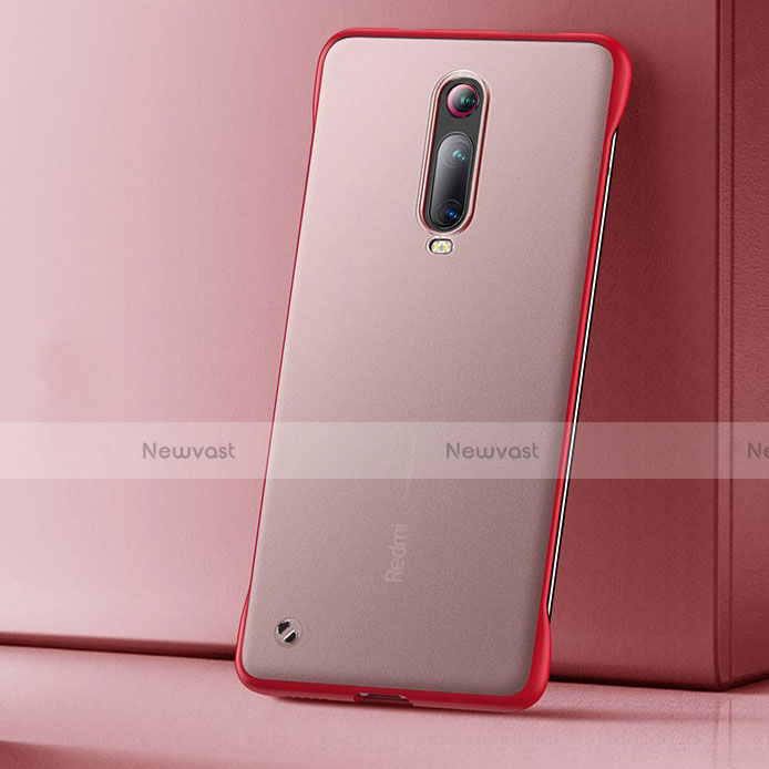 Ultra-thin Transparent Matte Finish Case U01 for Xiaomi Mi 9T Red