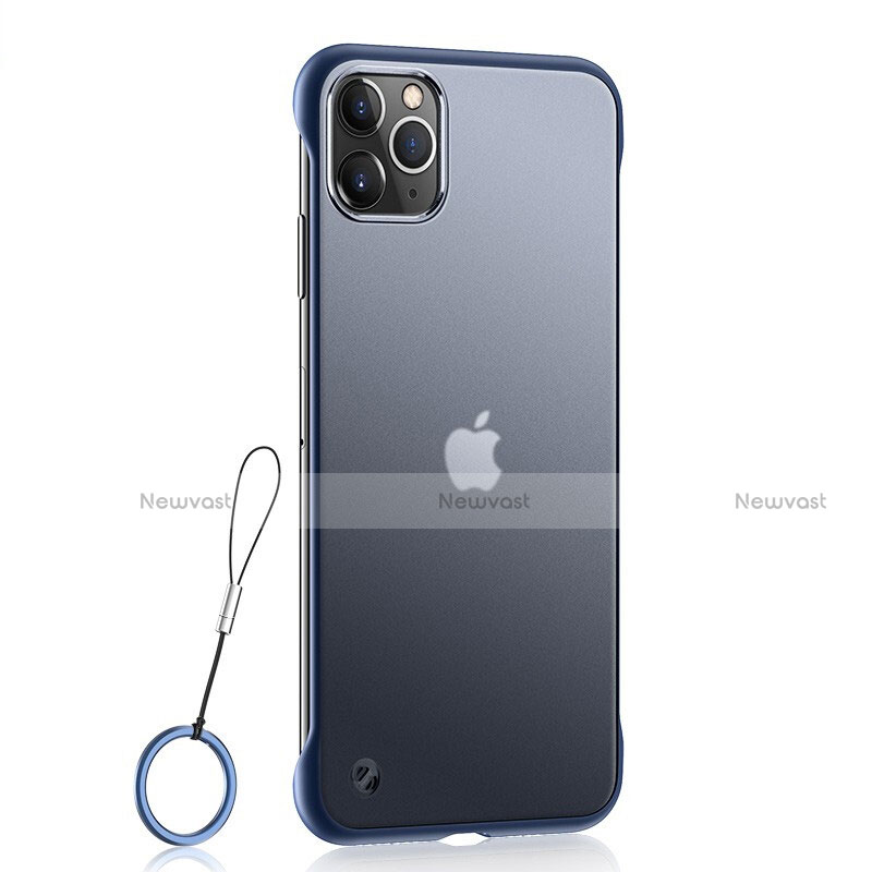 Ultra-thin Transparent Matte Finish Case U02 for Apple iPhone 11 Pro Blue