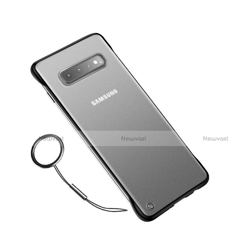 Ultra-thin Transparent Matte Finish Case U02 for Samsung Galaxy S10 Black