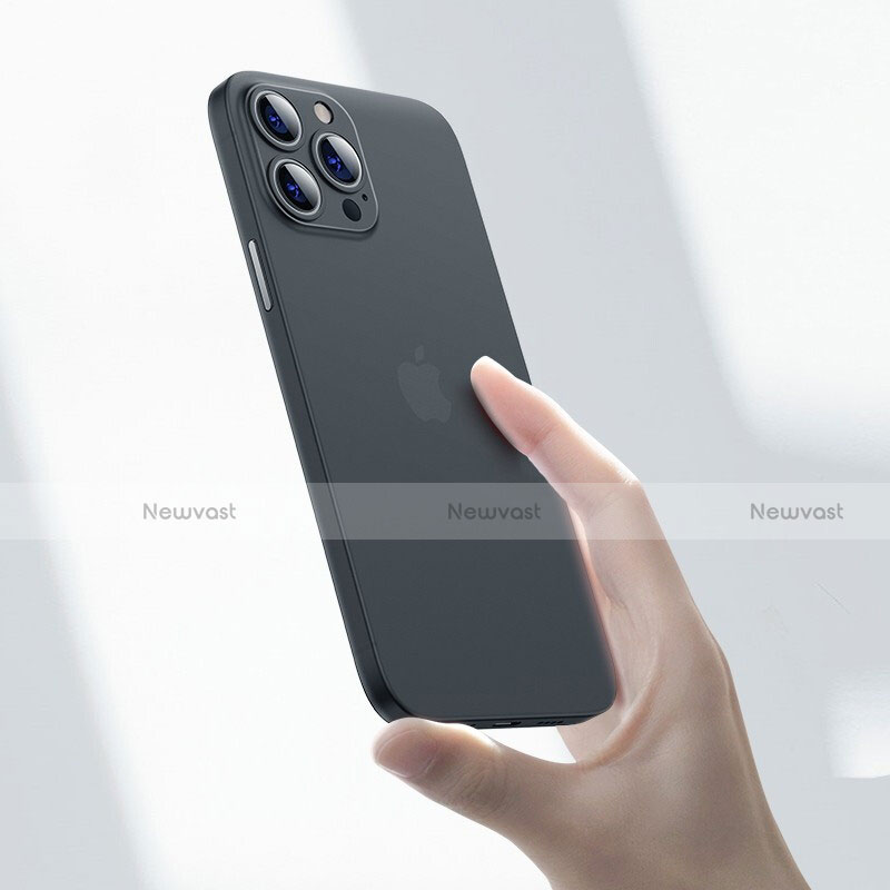 Ultra-thin Transparent Matte Finish Case U06 for Apple iPhone 13 Pro Black