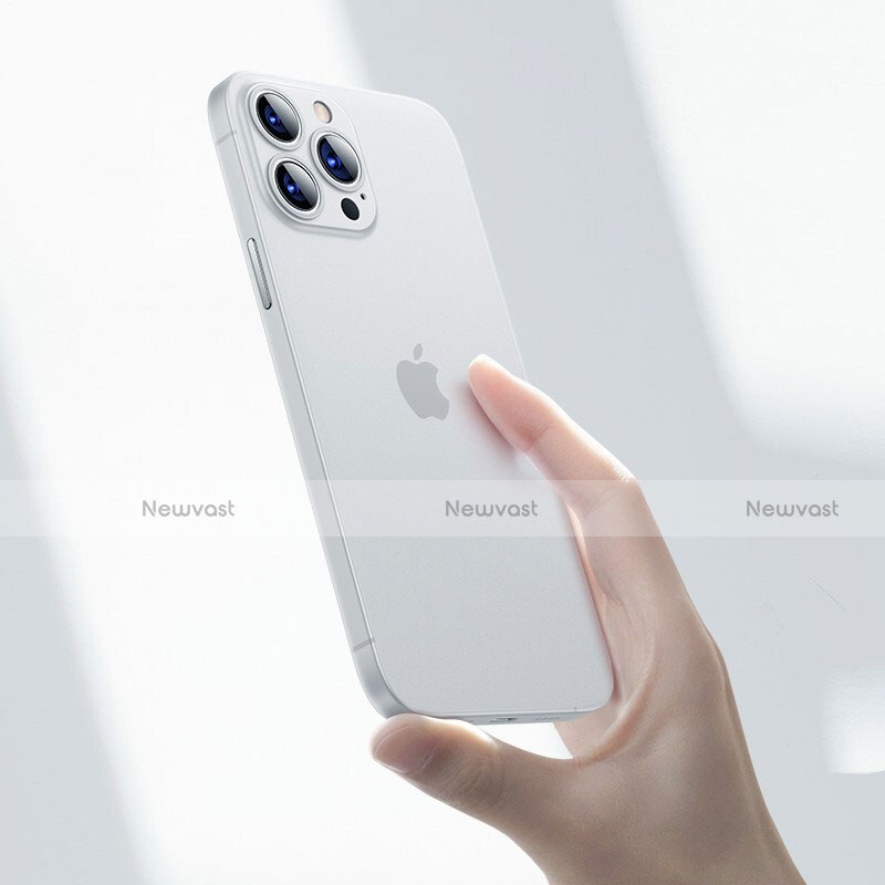 Ultra-thin Transparent Matte Finish Case U06 for Apple iPhone 13 Pro Max White