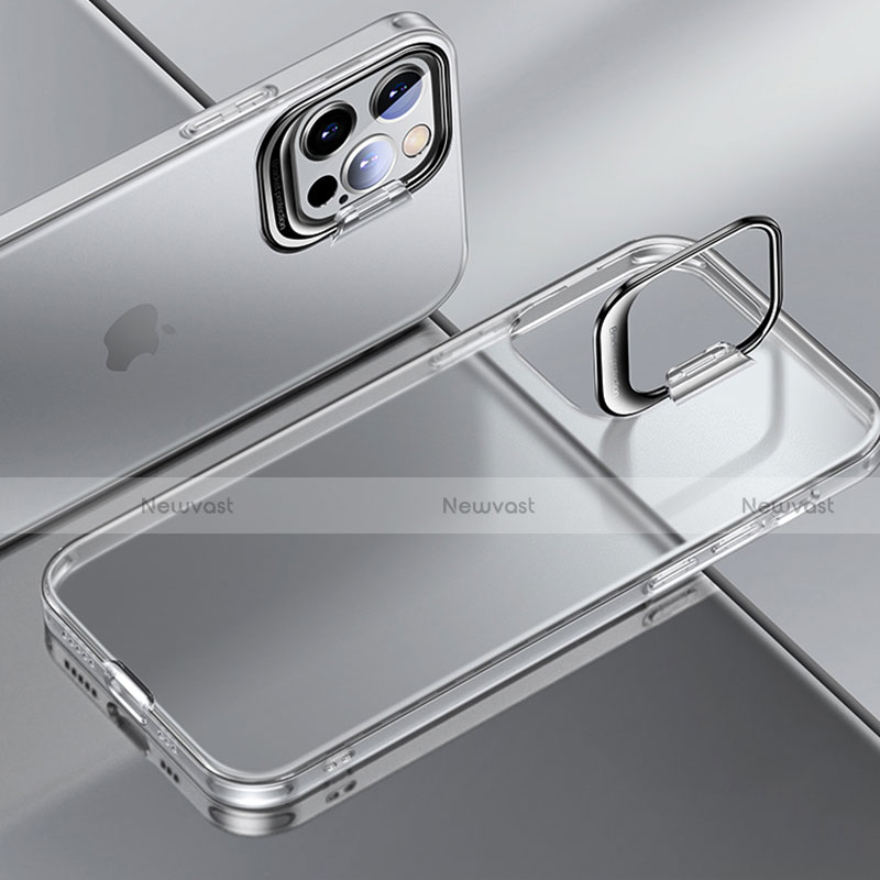 Ultra-thin Transparent Matte Finish Case U08 for Apple iPhone 13 Pro Max White