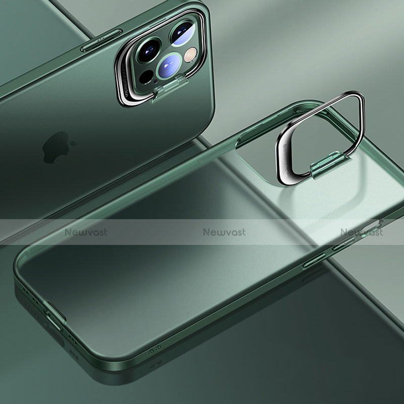 Ultra-thin Transparent Matte Finish Case U08 for Apple iPhone 14 Pro Green