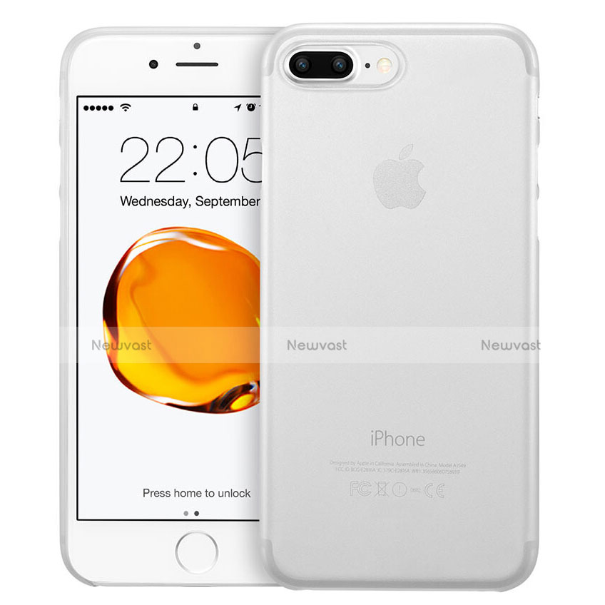 Ultra-thin Transparent Matte Finish Case W01 for Apple iPhone 8 Plus White