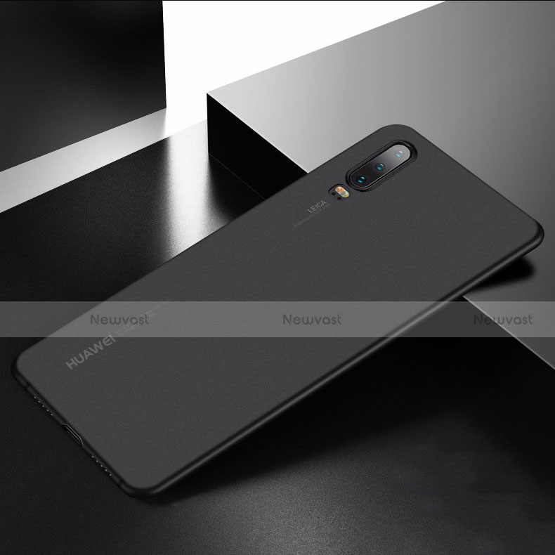 Ultra-thin Transparent Matte Finish Cover Case for Huawei P30 Black
