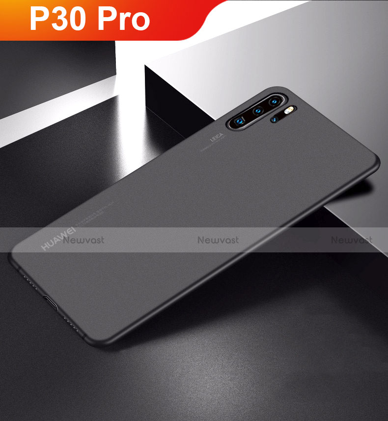 Ultra-thin Transparent Matte Finish Cover Case for Huawei P30 Pro New Edition Black